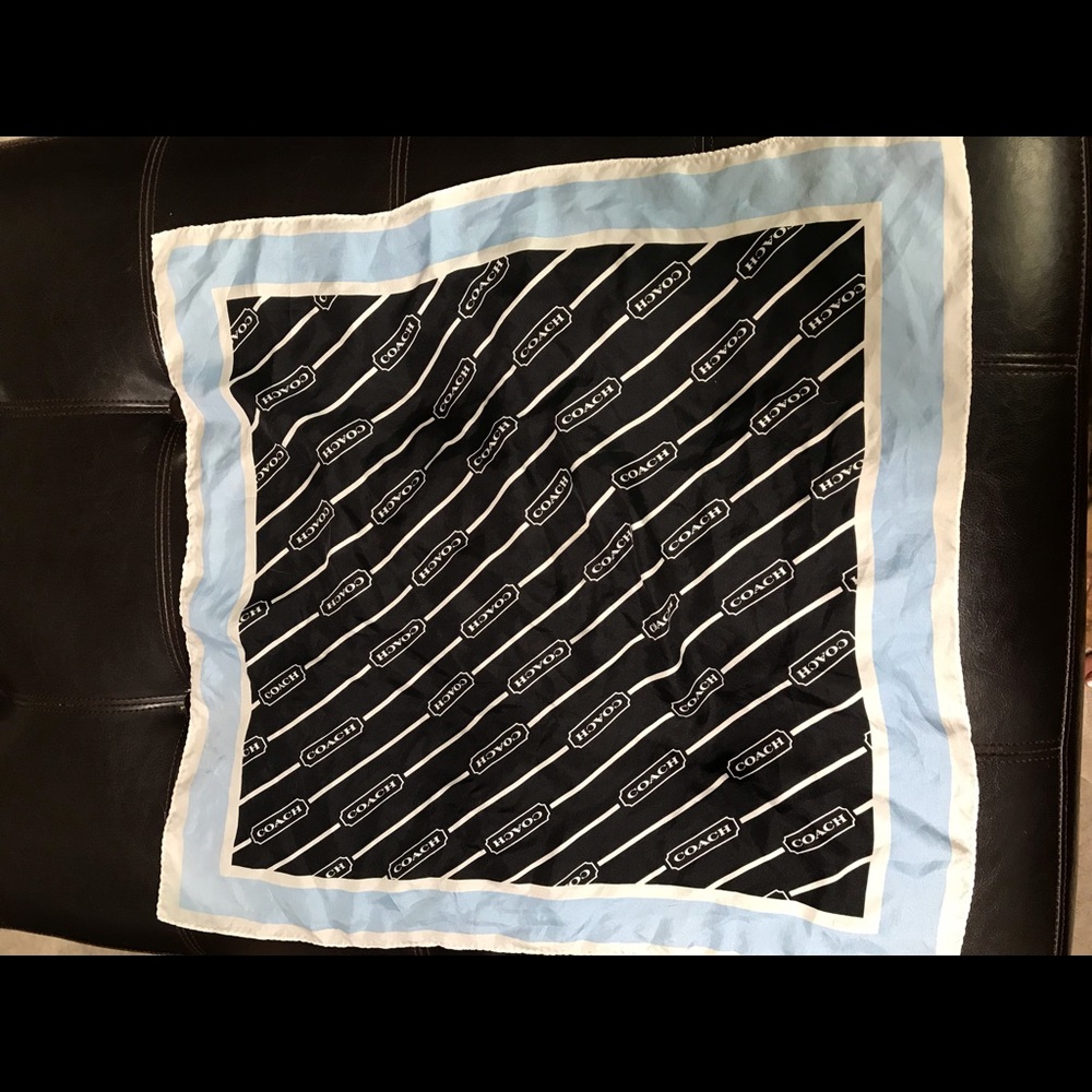 Coach satin scarf